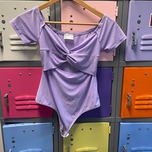 Mocking Jay Purple Bodysuit, M